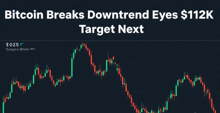 Bitcoin Breaks Downtrend Eyes $112K Target Next Bitcoin Breaks Downtrend