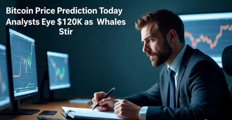 Bitcoin Price Prediction Today Analysts Eye $120K as Whales Stir Bitcoin Price Prediction Today Analysts
