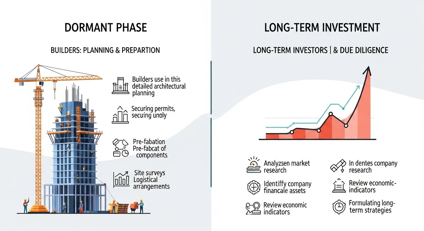 How builders and long-term investors use the dormant phase