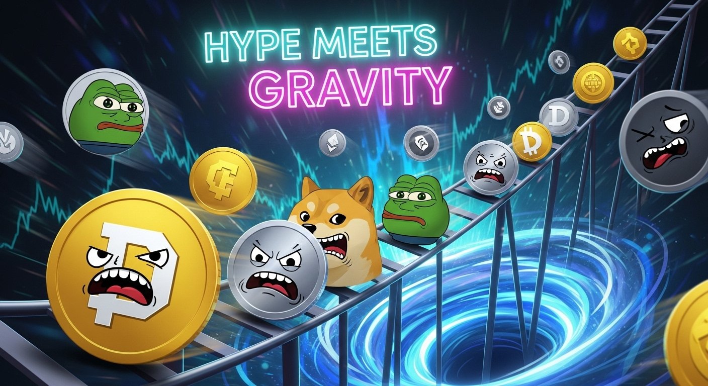 Top Trending Tokens and Memecoins Hype Meets Gravity