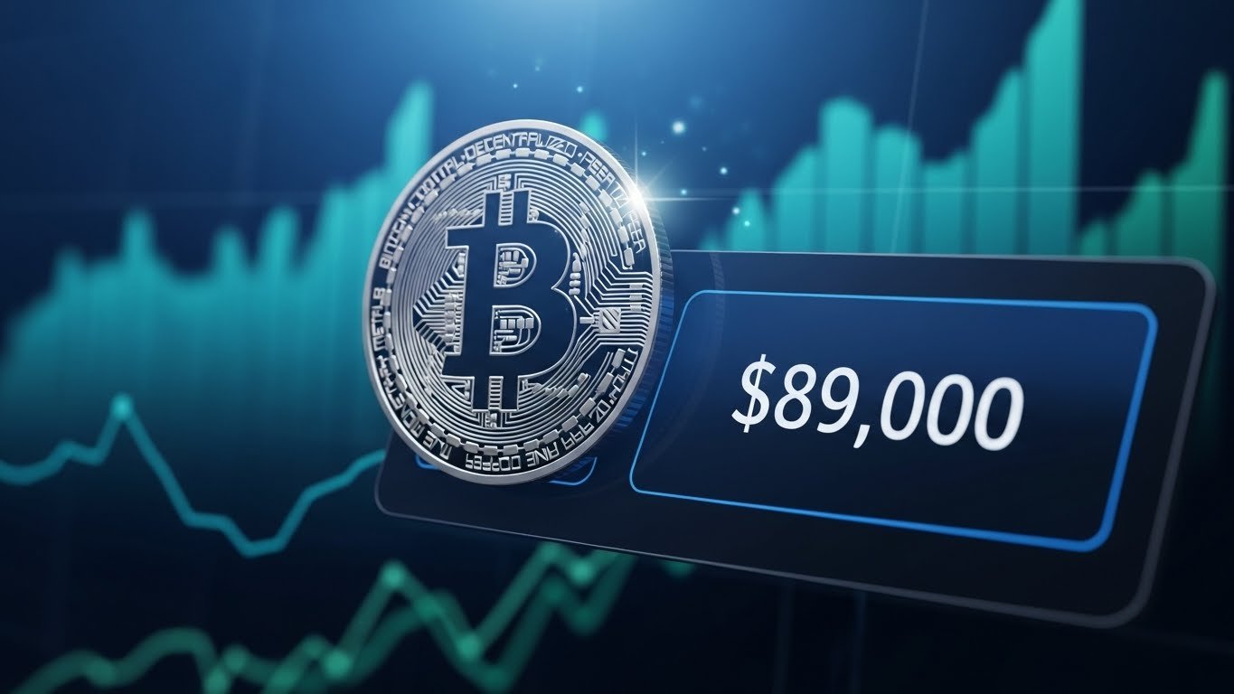 Bitcoin Near $89K