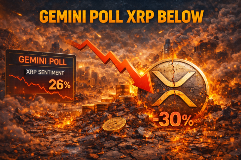 Gemini Poll XRP Below $2 by Year-End?