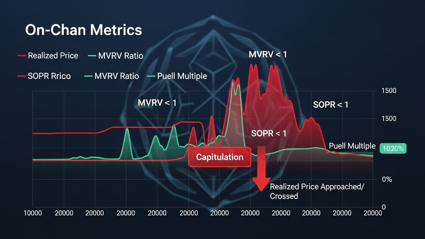 On-chain metrics that indicate capitulation