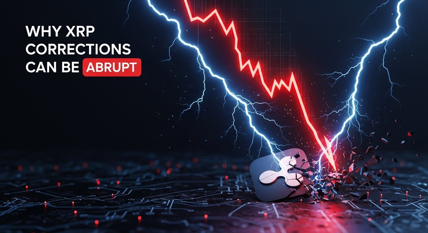 Why XRP Corrections Can Be Abrupt